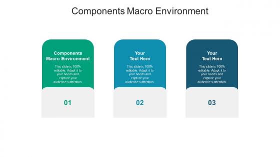 Components macro environment ppt powerpoint presentation infographic template gallery cpb
