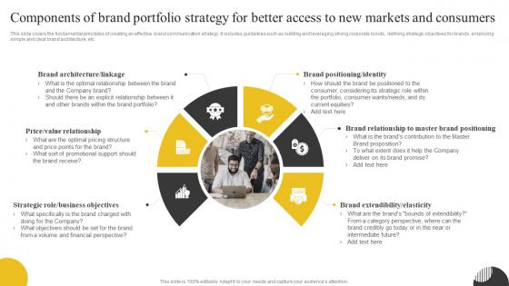 Components Of Brand Portfolio Strategy For Better Access Brand Portfolio Strategy And Brand Architecture