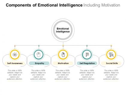 Components of emotional intelligence including motivation