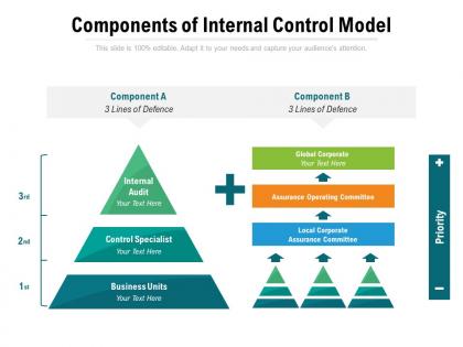 Components of internal control model