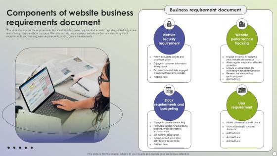 Components Of Website Business Requirements Document