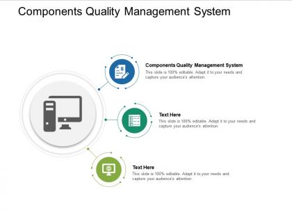 Components quality management system ppt powerpoint presentation icon aids cpb