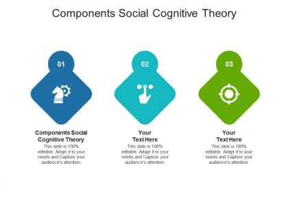 Components social cognitive theory ppt powerpoint presentation model picture cpb