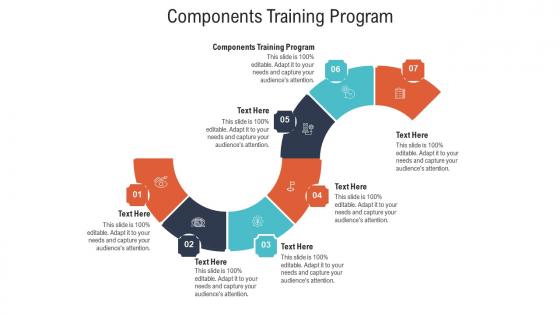 Components training program ppt powerpoint presentation slides images cpb