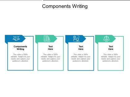 Components writing ppt powerpoint presentation visuals cpb