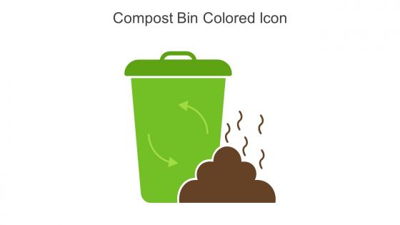 Compost Bin Colored Icon In Powerpoint Pptx Png And Editable Eps Format