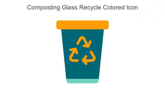 Composting Glass Recycle Colored Icon In Powerpoint Pptx Png And Editable Eps Format