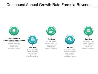 Compound annual growth rate formula revenue ppt powerpoint presentation inspiration background images cpb