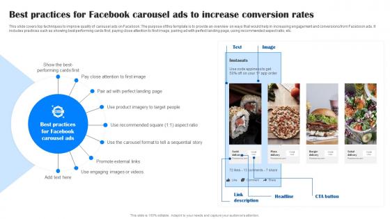 Comprehensive Guide To Facebook Best Practices For Facebook Carousel Ads To Increase Conversion MKT SS