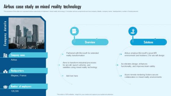 Comprehensive Guide To Mixed Airbus Case Study On Mixed Reality TC SS