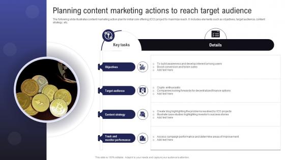 Comprehensive Guide To Raise Planning Content Marketing Actions To Reach Target BCT SS