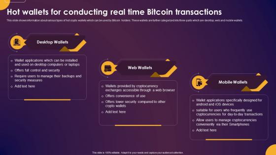 Comprehensive Guide To Understand Hot Wallets For Conducting Real Time Bitcoin Transactions Fin SS