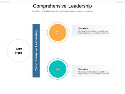 Comprehensive leadership ppt powerpoint presentation slides format ideas cpb