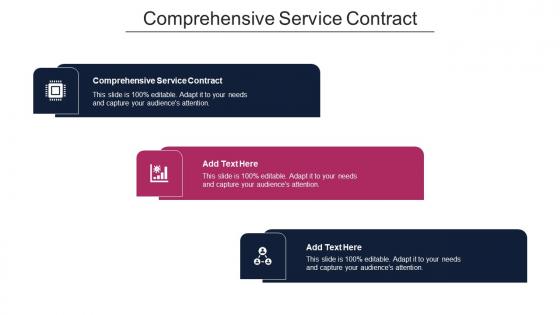 Comprehensive Service Contract Ppt Powerpoint Presentation Infographics Graphics Cpb
