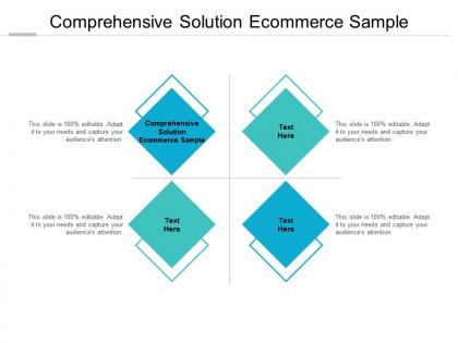 Comprehensive solution ecommerce sample ppt powerpoint presentation tips cpb