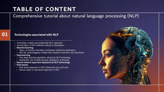 Comprehensive Tutorial About Natural Language Processing NLP Table Of Content AI SS V