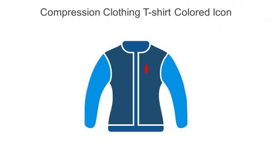 Compression Clothing T Shirt Colored Icon In Powerpoint Pptx Png And Editable Eps Format