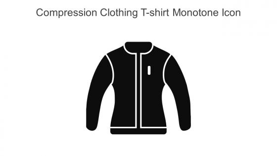 Compression Clothing T Shirt Monotone Icon In Powerpoint Pptx Png And Editable Eps Format