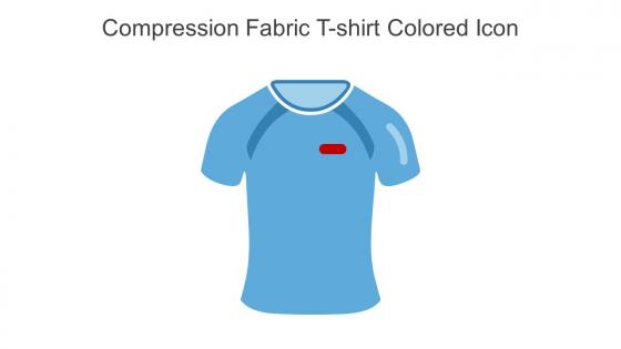 Compression Fabric T Shirt Colored Icon In Powerpoint Pptx Png And Editable Eps Format
