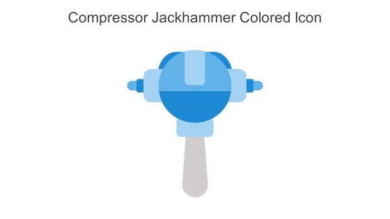 Compressor Jackhammer Colored Icon In Powerpoint Pptx Png And Editable Eps Format