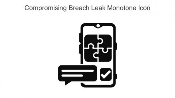 Compromising Breach Leak Monotone Icon In Powerpoint Pptx Png And Editable Eps Format