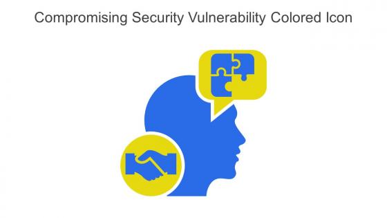Compromising Security Vulnerability Colored Icon In Powerpoint Pptx Png And Editable Eps Format