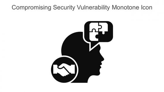 Compromising Security Vulnerability Monotone Icon In Powerpoint Pptx Png And Editable Eps Format