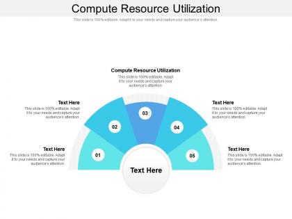 Compute resource utilization ppt powerpoint presentation outline vector cpb