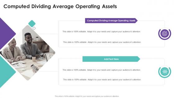 Computed Dividing Average Operating Assets In Powerpoint And Google Slides Cpb