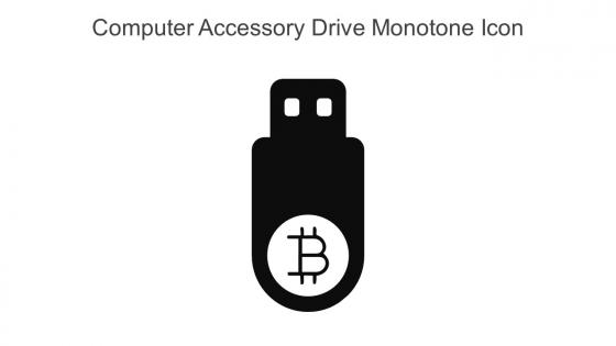 Computer Accessory Drive Monotone Icon In Powerpoint Pptx Png And Editable Eps Format