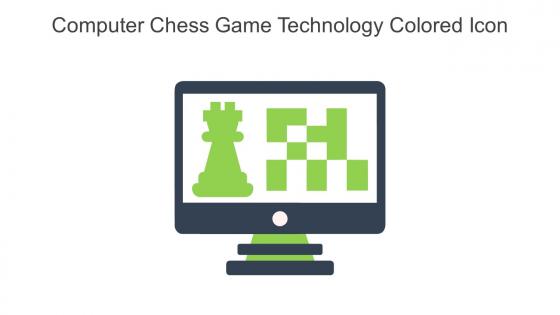 Computer Chess Game Technology Colored Icon In Powerpoint Pptx Png And Editable Eps Format