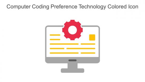 Computer Coding Preference Technology Colored Icon In Powerpoint Pptx Png And Editable Eps Format