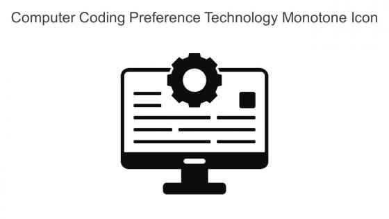 Computer Coding Preference Technology Monotone Icon In Powerpoint Pptx Png And Editable Eps Format