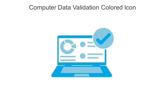 Computer Data Validation Colored Icon In Powerpoint Pptx Png And Editable Eps Format