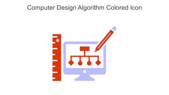 Computer Design Algorithm Colored Icon In Powerpoint Pptx Png And Editable Eps Format