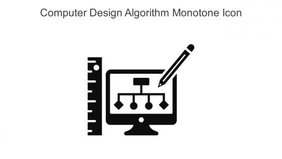 Computer Design Algorithm Monotone Icon In Powerpoint Pptx Png And Editable Eps Format