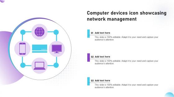 Computer Devices Icon Showcasing Network Management