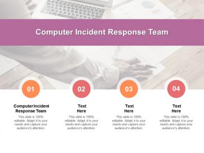 Computer incident response team ppt powerpoint presentation summary backgrounds cpb