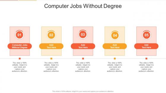Computer Jobs Without Degree In Powerpoint And Google Slides Cpb