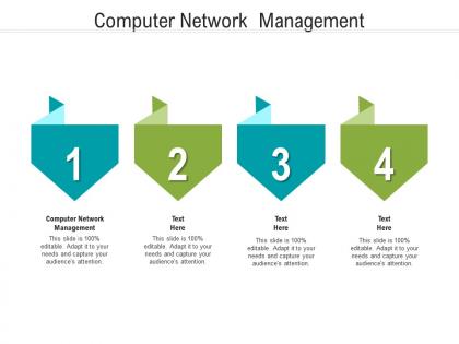 Computer network management ppt powerpoint presentation summary designs cpb