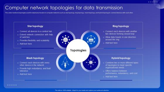 Network Topology PowerPoint Presentation and Slides PPT Slide | SlideTeam