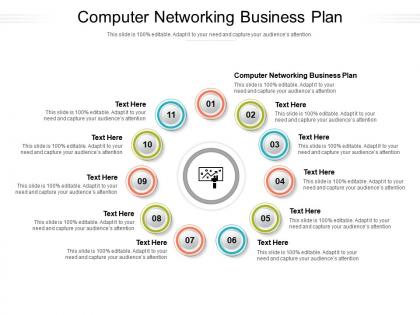 Computer networking business plan ppt powerpoint presentation icon smartart cpb