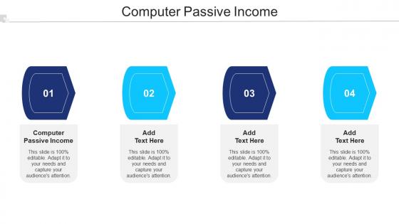 Computer Passive Income Ppt Powerpoint Presentation Inspiration Slideshow Cpb