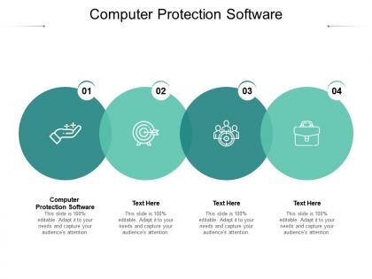 Computer protection software ppt powerpoint presentation model outfit cpb