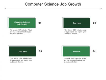 Computer science job growth ppt powerpoint presentation visual aids backgrounds cpb