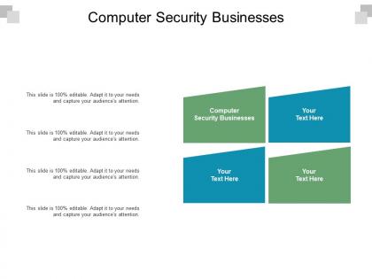 Computer security businesses ppt powerpoint presentation icon aids cpb