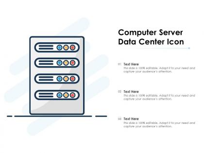 Computer server data center icon