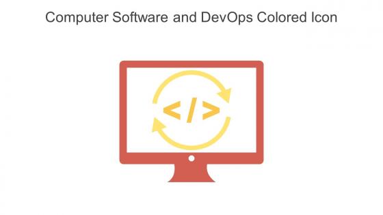 Computer Software And Devops Colored Icon In Powerpoint Pptx Png And Editable Eps Format