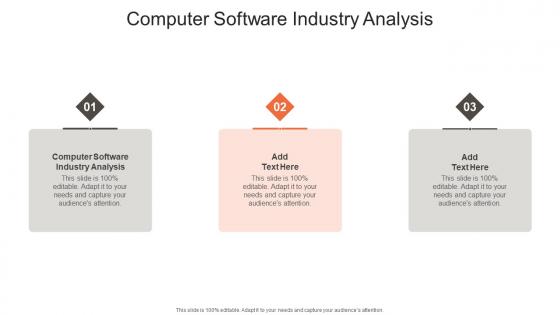 Computer Software Industry Analysis In Powerpoint And Google Slides Cpb