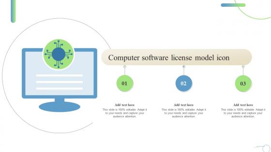 Computer Software License Model Icon